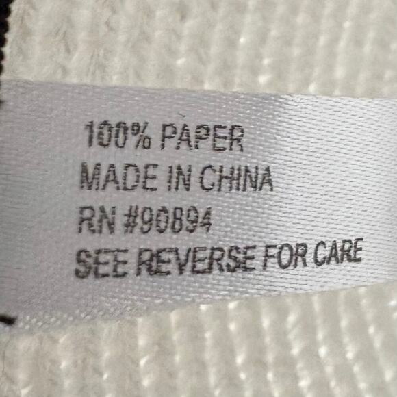 JONES NEW YORK Women's Sun Hat Sz OS Summer Cruise Ship Cabana Beachy Nautical - Picture 5 of 8